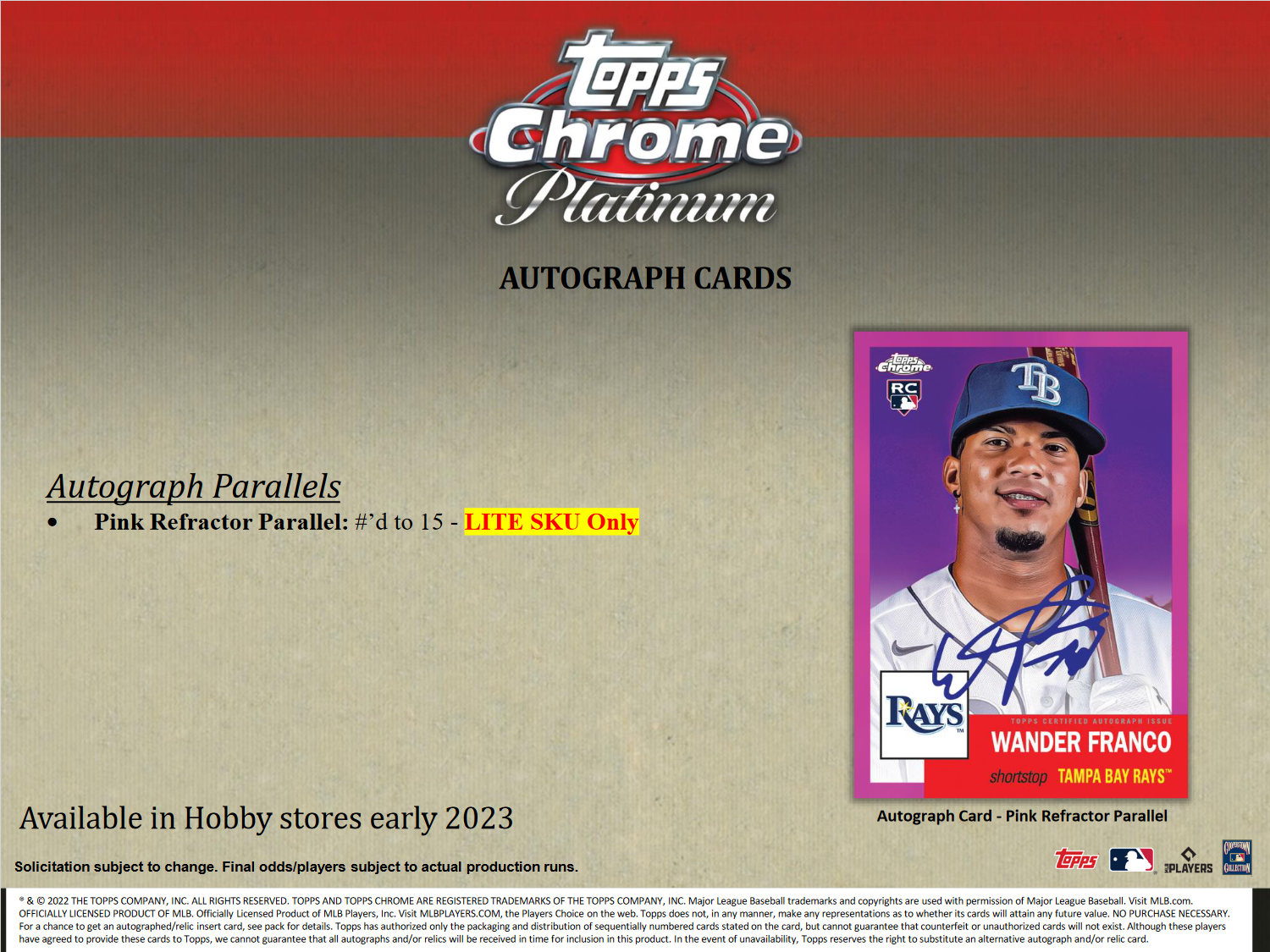 2022 Topps Chrome Platinum Anniversary Baseball Lite 16 Box Case