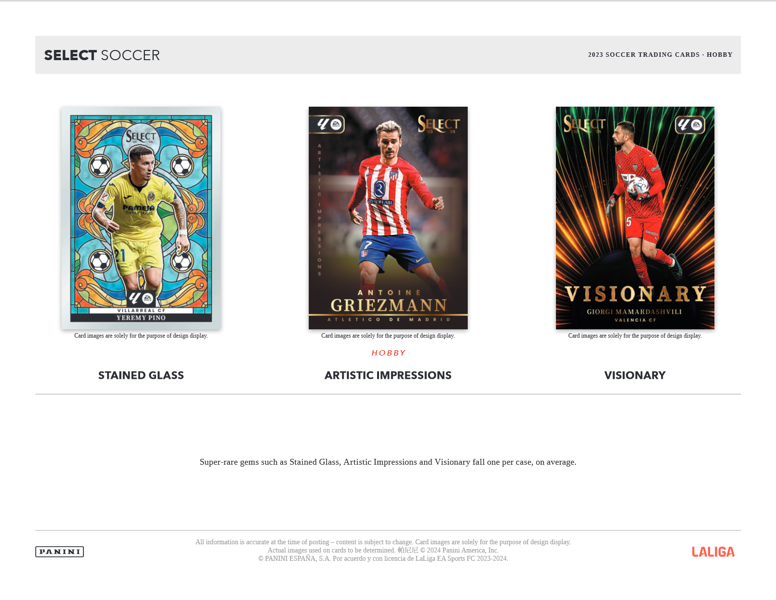 2023-24 Panini Select La Liga Soccer Hobby 12 Box Case