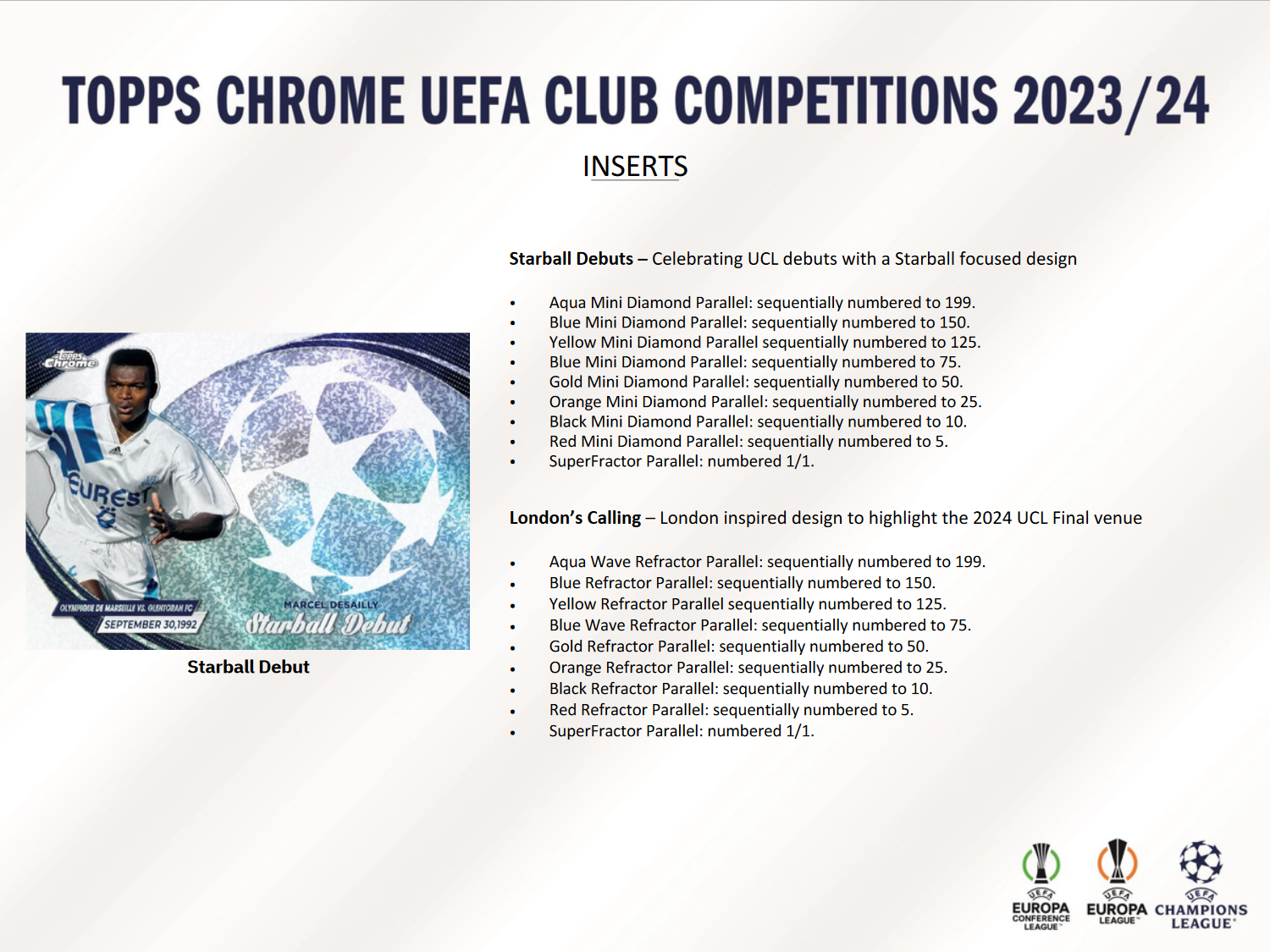 2023-24 Topps UEFA Club Competitions Chrome Soccer Jumbo 8 Box Case